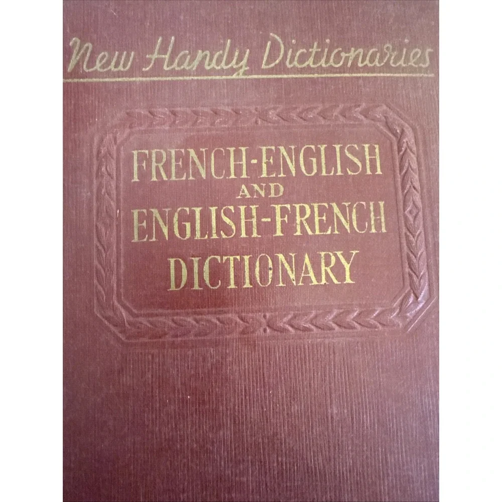 New‎ Handy Dictionaries French-English And English-French Dictionary 1944 USA